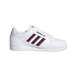 Zapatilla Adidas Continental 80 Strips J para niño blanca