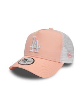 Gorra New Era Los Angeles Dodgers Rosa y blanca