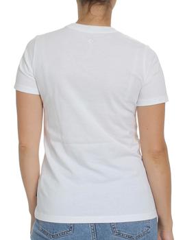 Camiseta Converse Boosted S Chevron Mujer Blanco