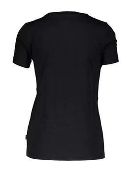 Camiseta Converse Boosted S Chevron Mujer Negro