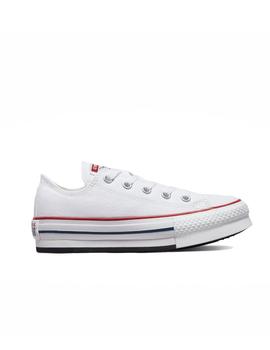 Zapatilla Converse Eva Plaform Baja Lona PS Blanco