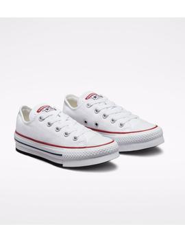 Zapatilla Converse Eva Plaform Baja Lona PS Blanco