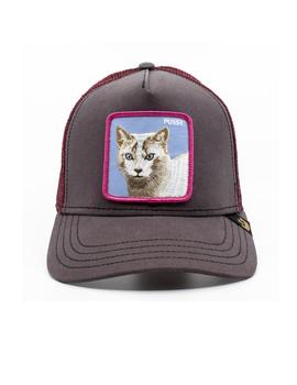 Gorra Goorin Bros Whiskers Gris Y Rojo