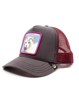 Gorra Goorin Bros Whiskers Gris Y Rojo