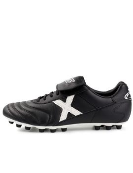 Bota Munich Futbol Mundial U25 Negro y Blanco