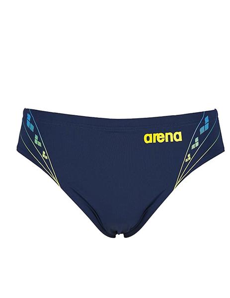 Bañador Arena Swim Slip Hombre Negro/Amarillo