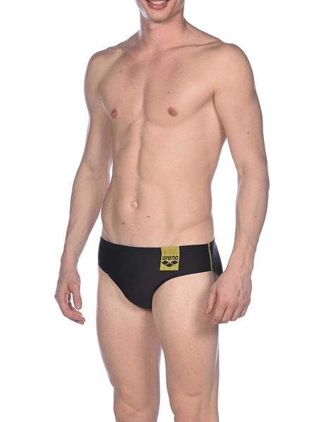 Bañador Hombre natación slip Arena negro azul