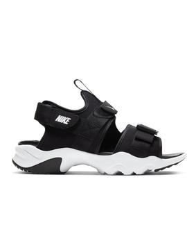 Nike Cannyon Sandal W Negro y blanco