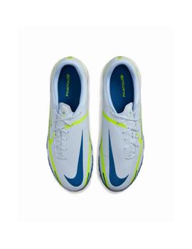 Bota Nike Phantom GT2 Academy Turf Gris/Azul