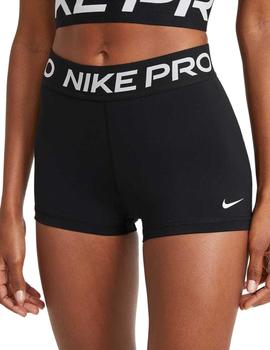 Short Nike W Pro 3' Negro/Blanco