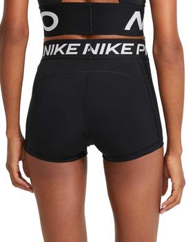 Short Nike W Pro 3' Negro/Blanco