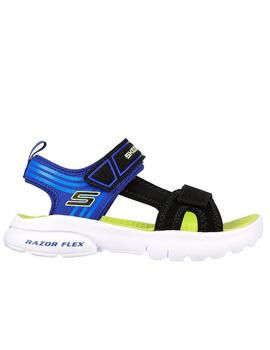 Sandalia Skechers Razor Splash Kids BBLM