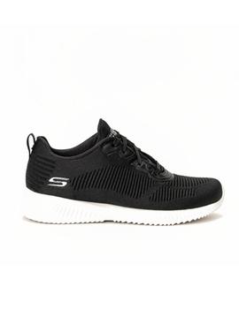 Zapatilla Skechers Bobs Squad Mujer BLK