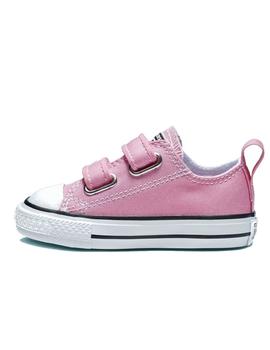 Zapatilla Converse AS 2V Baja Lona Bebé Rosa