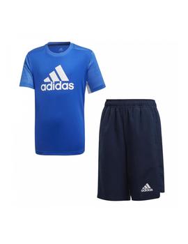 Conjunto Adidas Jb Tr Niño Azul