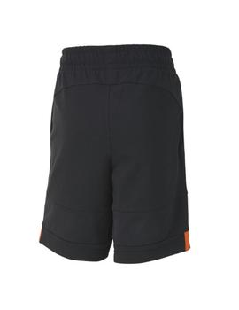 Pantalón Puma Alpha Short Niño Negro y Naranja