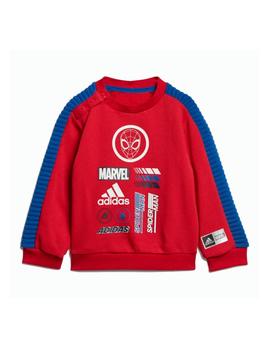 Conjunto Adidas INF Spiderman Rojo