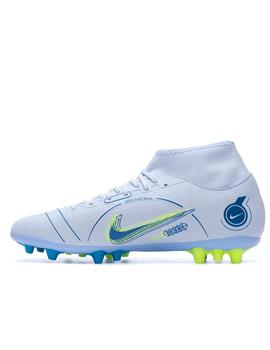 Bota Nike SuperFly 8 Academy AG Gris/Azul