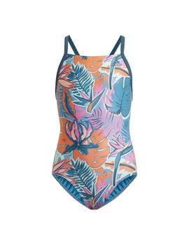 Bañador Adidas Swim YA Flower Niña Verde/Flores