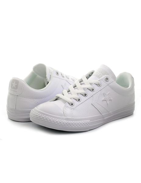 ocio Ru Emborracharse Zapatilla Converse Star Player Jr para niño blanca