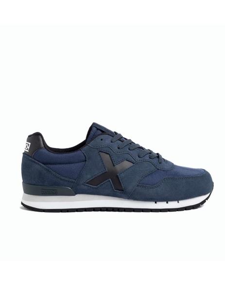 Zapatilla Munich Dash 104 Hombre Azul Y Negro