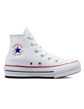 Zapatilla Converse Eva Plaform Alta Lona PS Blanco