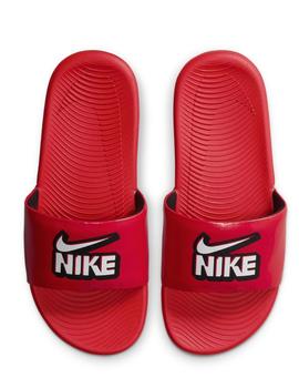 Chancla Nike Kawa Slide Fun GS rojo