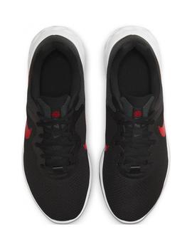 Zapatilla Nike Revolution 6 NN Negro/Rojo
