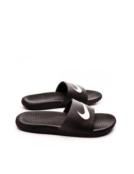 Chancla Nike GS/PS Kawa Slide Negro/Blanco