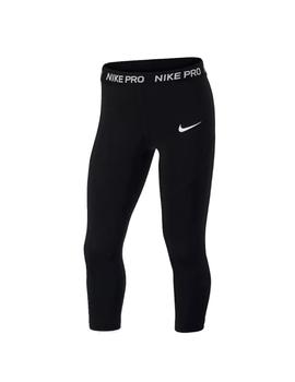 Malla Nike Pro Pirata Niña Negro