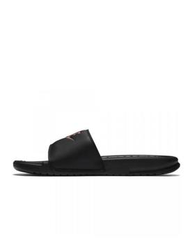 Chancla Nike W Benassi JDI Negro/Oro Rosa