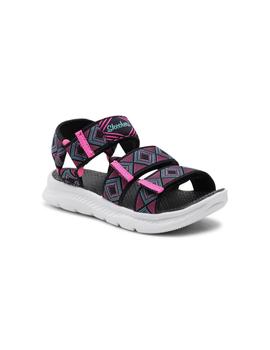 Sandalia Skechers C-Flex 2.0 Kids Negro/Multi