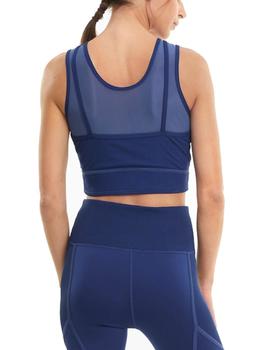 Top Puma Studio Layered Mujer Azul