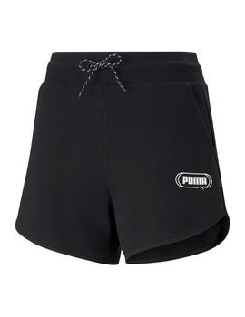 Short Puma Rebel 4 High Mujer Negro