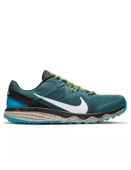 Zapatilla Nike Juniper Trail Verde y Plata