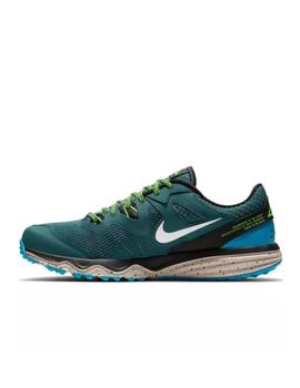 Zapatilla Nike Juniper Trail Verde y Plata