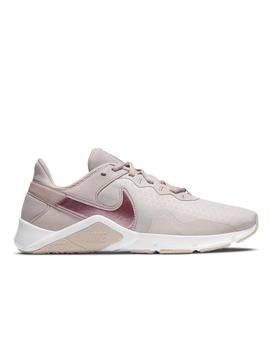 Zapatilla Nike W Legend Essential 2 Beige y violeta