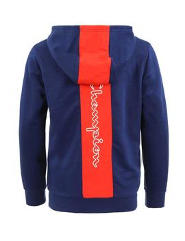 Sudadera Champion Niño Azul y Rojo