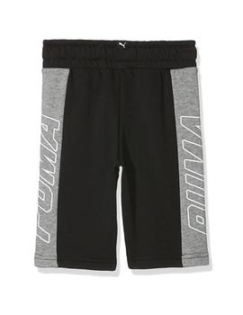 Bermuda Puma Style  Niño Negro y gris