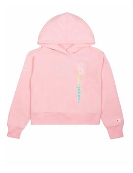 Sudadera Champiom Capucha Niña Rosa