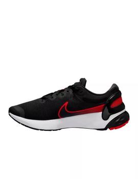Zapatilla Nike Renew Run 3 Negro y rojo