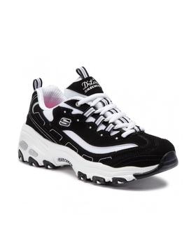 Zapatilla Skechers D´Lites Biggest Fan Mujer BKW