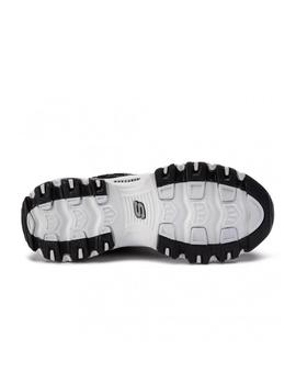 Zapatilla Skechers D´Lites Biggest Fan Mujer BKW