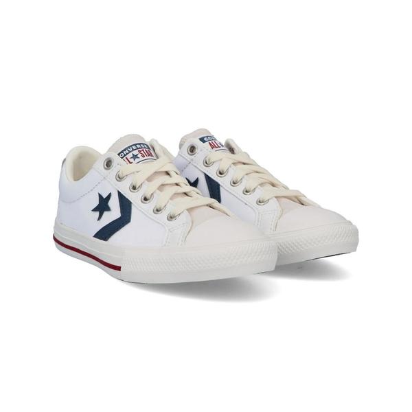 Zapatilla Converse Star Player Piel Blanca