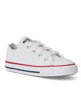 Zapatilla Converse AS Baja Piel Bebé Blanco