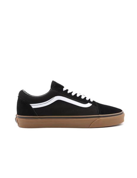 Vans Old Skool Negro y blanco suela marrón