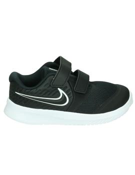 Zapatilla Nike Star Runner 2 TDV Negro y blanco