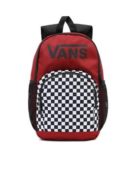 Mochila Vans Alumni Kids Granate Y Cuadros