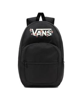 Mochila Vans WM Ranged 2 Negro  y Flores