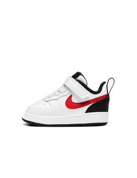 Zapatilla Nike Court Borough Low2 TDV Blanco/Rojo